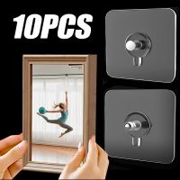 10PCS Wall Hooks Poster Photo Frame Hangers Multi-Purpose Self Adhesive Nails Hook for Stickers Wall Picture Transparent Screw