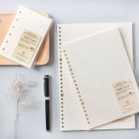 A5 B5 20Holes Loose-Leaf Notebook Refill 60Sheet Spiral Binder Paper Index Inside Page Dot Grid Blank Connell Stationery Note Books Pads