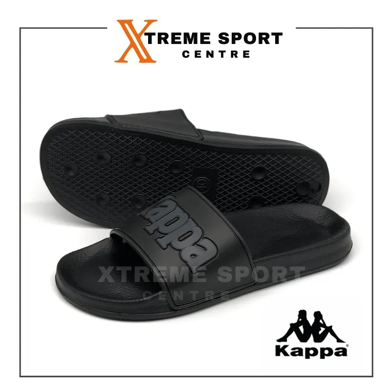 Stock] - Kappa Lightweight Men Slipper Selipar Lelaki KP-92 Black |