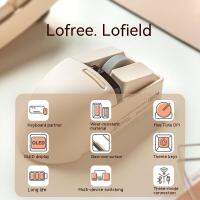 Lofree ขนาดเล็กพนังไร้สายบลูทูธคีย์บอร์ดเมาส์ Xiaoqiao 2.4กรัมสามโหมดแบบชาร์จเมาส์อากาศสี่ทางลูกกลิ้งหนูเล่นเกม