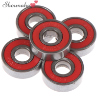 shounahe?Cheap? 8x22x7mm สเก็ตบอร์ด608-RS ABEC-5สีแดง5ชิ้นลูกปืนแบบซีล