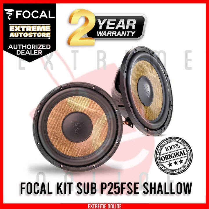 Focal P 25 FSE Flax Evo Series 10" 4ohm ShallowMount Component