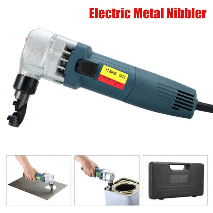 380W Electric Metal Nibbler 1.8mm Metal Cutting Shear Machine Electric