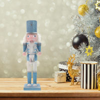 Leetshop Glitter Nutcracker Figurine Christmas Nutcracker รูปปั้น Nutcracker Ornament Ornament Xmas ปาร์ตี้การตกแต่ง