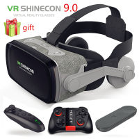 VR Shinecon 9.0 Casque VR Virtual Reality Glasses 3D Goggles Headset Helmet For Smartphone Smart Phone Google Cardboard Stereo