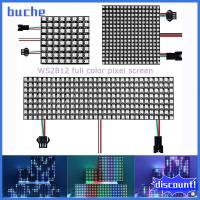 BUCHE DC5V หน้าจอพิกเซล Phantom SMD5050 อาร์จีบี จอแสดงผลแสงนุ่ม มีประโยชน์และดี WS2812B หน้าจอพิกเซลสีเต็มรูปแบบ ไฟดีไอวาย