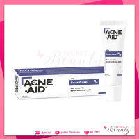 Exp 01/24 Acne-aid scar gel 10g acneaid แอคเน่เอด  acne aid เจลลบรอยแผลเป็น เจลลบรอย รอยแดง รอยดำ แผลเป็น vx scargel-ฟ้า