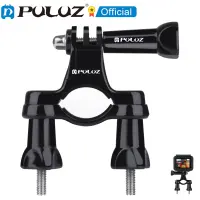 【original】 Infinityclicks PULUZ Bike รถจักรยานยนต์ Handlebar Mount พร้อมสกรูสำหรับ HERO9สีดำ HERO8สีดำ6 5เซสชันกล้อง Adapter