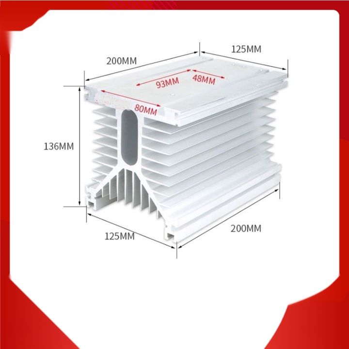 aluminium-heatsink-โซลิดสเตท-แผ่นระบายความร้อน-ซิงค์ระบายความร้อนสำหรับ-โซลิดสเตทรีเลย์-3-เฟส