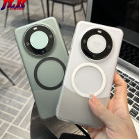 JLK เคสบางพิเศษสีด้านสำหรับโทรศัพท์ MagSafe เคสสำหรับหัวเหว่ย Mate 60/ Mate60 ProTransparent เคสแม่เหล็กแข็งกันแรงกระแทก