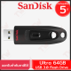 SanDisk Ultra USB 3.0 Flash Drive 64GB (Black สีดำ) ของแท้ ประกันศูนย์ 5ปี