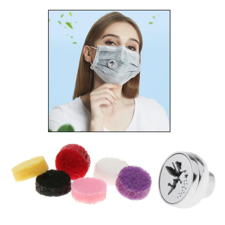 LazaraStores Stainless Steel Face Mask Clip Aromatherapy Essential Oil