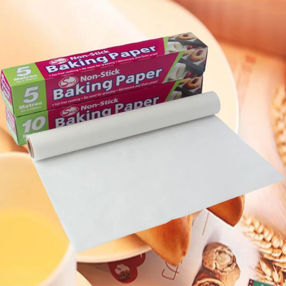35/10/20/5M NonStick Cookie Sheet Parchment Paper Baking Sheets Pan Line  Paper Oil Paper Butter Non-stick Paper - AliExpress
