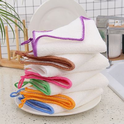【CW】 2/3/5PCS/SET Dish Thickened Absorbent Rag Household Items Cleaning Supplies Tools