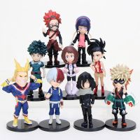 ฟิกเกอร์โมเดล ชนิด PVC ลาย my hero academia Smack Izuku Midoriya Shouto Todoroki Katsuki Boku ขนาด 9 ซม. ของเล่น ของขวัญ 9 ชิ้น/ชุด