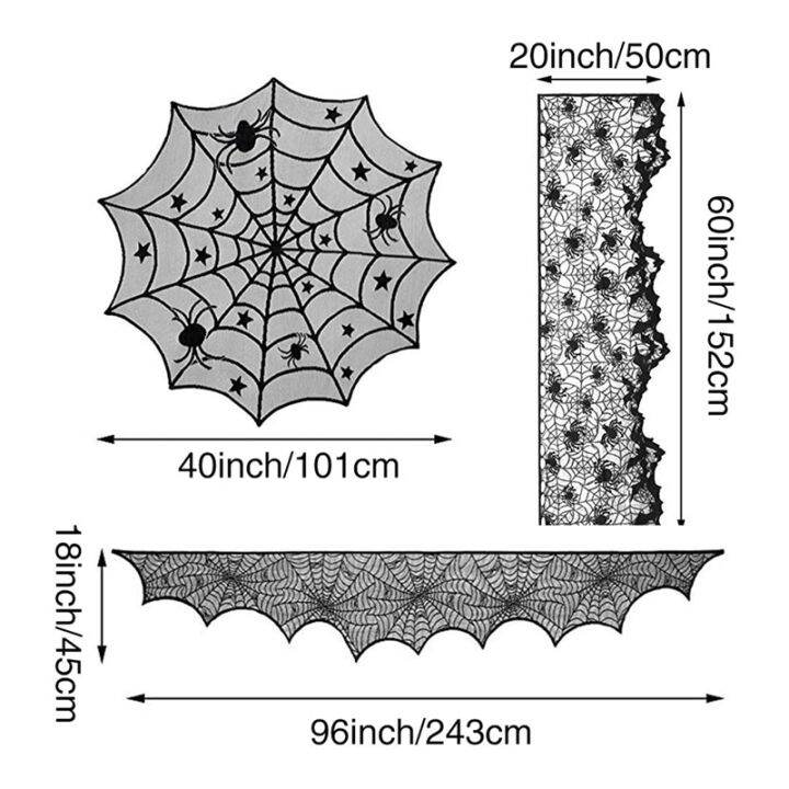 4-pcs-black-spider-halloween-lace-tablecloth-halloween-home-decorations-dinner-parties-and-scary-movie-nights