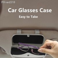 Car Glasses Case Sunglasses Storage Box 3 Colors Auto Interior Accessories Glasses Holder Sun Visor Automobiles 39mm thickness