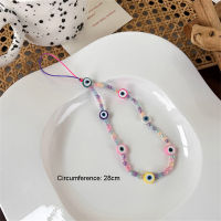 Mobile Strap Flower Women Cute Lanyard Jewelry Phone Case Charm Candy Color