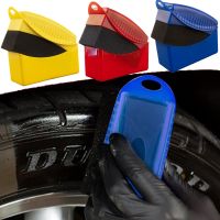 Car Wheel Polishing Waxing Sponge Brush With Cover ABS Washing Cleaning Tire Contour Dressing Applicator Pads Detail Accessories