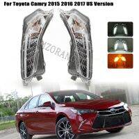 ไฟตัดหมอก LED สำหรับ Toyota Camry 2015 2016 2017รุ่น US มีสีเหลืองและสีขาวอุปกรณ์สำหรับรถยนต์คอนเน็คเตอร์ไฟ LED ด้านหน้า