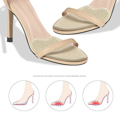 Gel Shoes Insoles Insert Pad Soft Forefoot Pads Orthotics Arch Support High Heels Shoes Insoles Pain Relief Anti Slip Pads Shoes Accessories