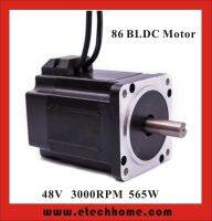 【hot】ↂ❀ Brushless Motor 48VDC 565W 3000rpm Flange 86 mm