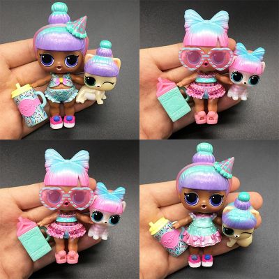ZZOOI LOL Dolls Pet Teal Sprinkles Action Figure and  Pink Miss Par-tay Limited Edition Accessories Child Figures Toys Birthday Gift