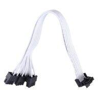 16awg 12Vhpwr Pcie 5.0 To16pin 3x8pin 124P ชาย90 Power Extension 30/50/6Cm