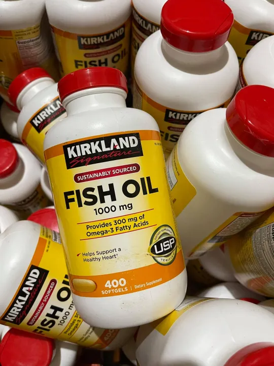 Kirkland Fish oil 400 softgels from USA Lazada PH