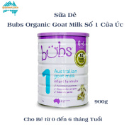 Sữa Dê Bubs Organic Goat Milk Số 1 Của Úc Cho bé từ 0-6 tháng tuổi