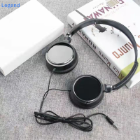 ?【Lowest price】Legend หูฟังสากลผ่านหูฟังแบบมีสายแบบพับเก็บได้ HIFI STEREO Sound หูฟังแบบพกพาสำหรับโทรศัพท์มือถือ GAMING Computer