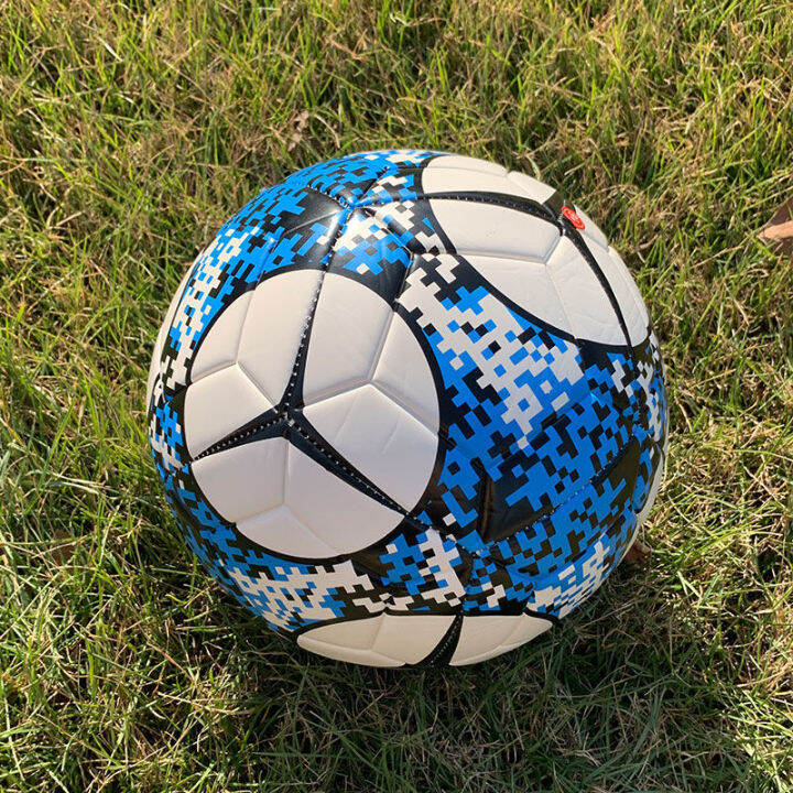 Professional soccer Ball Football Ball Size 5 PU Leather Blue For Kids