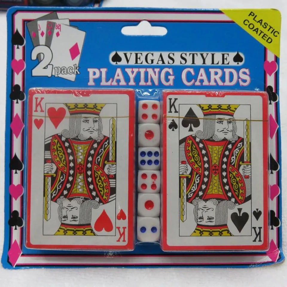 Playing Cards Vegas Style Plastic Coated