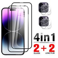 {Pendant Digital} 4in ฟิล์มคลุมทั้งหมด1เคสกระจกเทมเปอร์สำหรับ Iphone 14 12 13 Pro Max ฟิล์มป้องกันกล้องสำหรับ Iphone 12 13 Mini หน้าจอ14pro กระจกScreen Protectors