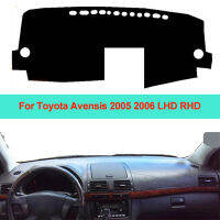 ภายในรถแดชบอร์ดปก Dash Mat พรมเบาะ Sun Shade Dash Board Pad สำหรับ Toyota Avensis 2005 2006 LHD RHD รถจัดแต่งทรงผม