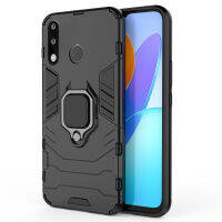 เคส Huawei P30 Lite Case ชุดเกราะกันกระแทก Slim Rugged Hybrid Hard Plastic + Tpu Bracket Magnet 360 Ring Holder ฝาหลัง