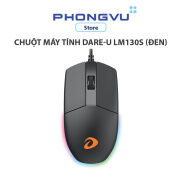 Chuột máy tính DARE-U LM130S Đen - Bảo hành 24 tháng