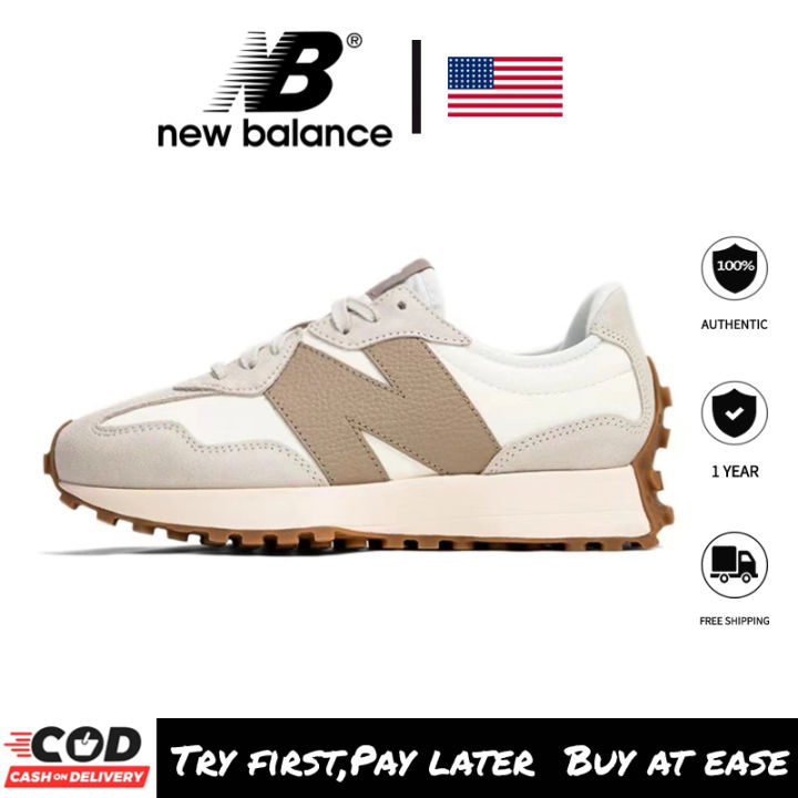 New Balance ms327 running shoes authentic unisex NB327 - Beige ms327 ...