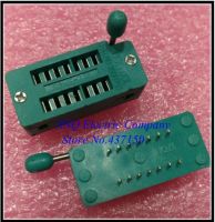 20ชิ้นล็อต,IC Test Universal ZIF Socket 14pin 14 Pin Dip 2.54Mm IC Socket Pitch