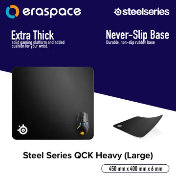 STEELSERIES QCK HEAVY CLOTH GAMING MOUSEPAD WITH EXTRA THICK - XXL