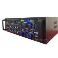 POWER AMPLIFIER 2500W P.M.P.O แอมป์ขยายเสียง มีบลูทูธ MP3 USB SD Card FM soundmilan รุ่น AV-302H เครื่องขยายเสียง BLUETOOTH คาราโอเกะ