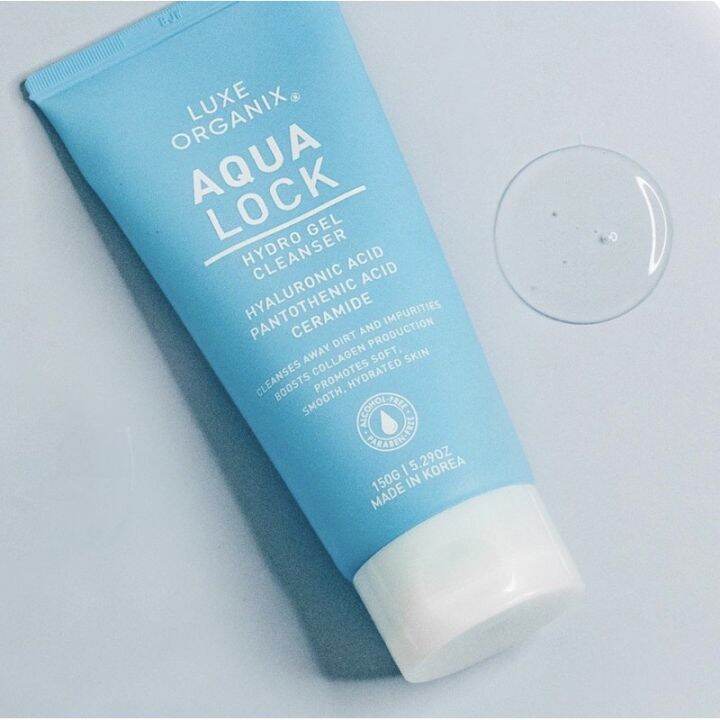 LUXE ORGANIX AQUA LOCK Hydro Gel cleanser Lazada PH