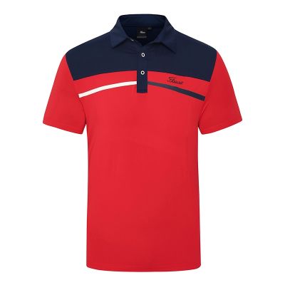 Golf clothing mens short-sleeved top outdoor sports leisure quick-drying golf clothes Polo shirt T-shirt Castelbajac Le Coq TaylorMade1 Master Bunny PING1 DESCENNTE Honma PXG1┋♕