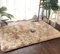 พรมปูพื้นขนนุ่มกันลื่น พรมปูห้องนอน Carpet Rugs พรมขนนุ่มทูโทน 60*120cm พรมปูห้องนอน พรมปูพื้นห้อง