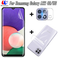 For Samsung Galaxy A22 4G 5G 2021 3 In 1 Front+Back Hydrogel Film+Camera thumbnail