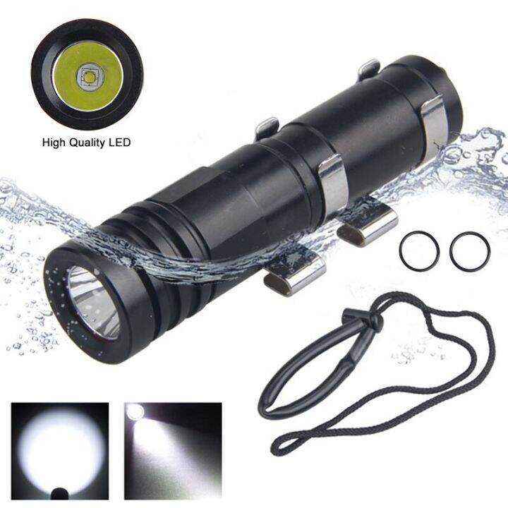 mini-waterproof-diving-flashlight-r3-led-underwater-100-meter-professional-diving-light-torches-lantern-with-diving-mask-clip-rechargeable-flashlights