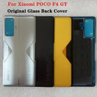 สำหรับแบตเตอรี่ POCO F4 GT 5G 100% กระจกเทมเปอร์ดั้งเดิมหลังที่ครอบสำหรับ Xiaomi การเปลี่ยนเคสโทรศัพท์บ้าน POCO F4 GT 5G