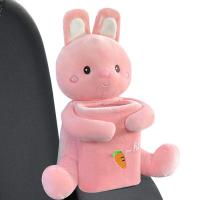 Cartoon Car Tissue Holder Monkey &amp; Rabbit Animal Napkin Holder Box Napkin Holder Storage Bucket For Bottles Toys Phones