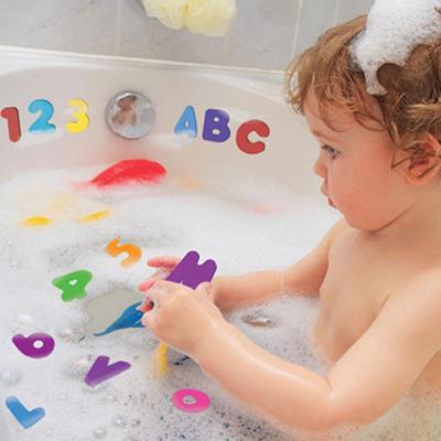 36pcs Baby Foam Letter &amp; Numbers Water Stickers Toy Kids Children Floating Bath Shower Toys Set For Children Kids baby Infants Toddlers Gift