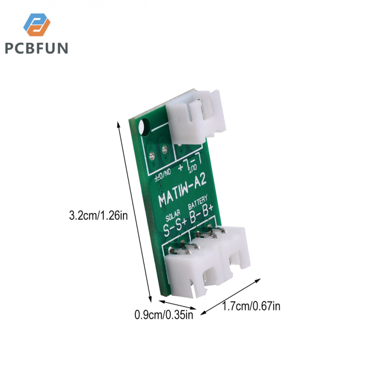 pcbfun-แผ่นป้องกันเครื่องควบคุมการชาร์จพลังงานแสงอาทิตย์สำหรับชาร์จแผงวงจรสลับควบคุมพลังงานแสงอาทิตย์สำหรับโคมไฟถนนไฟถนน-diy